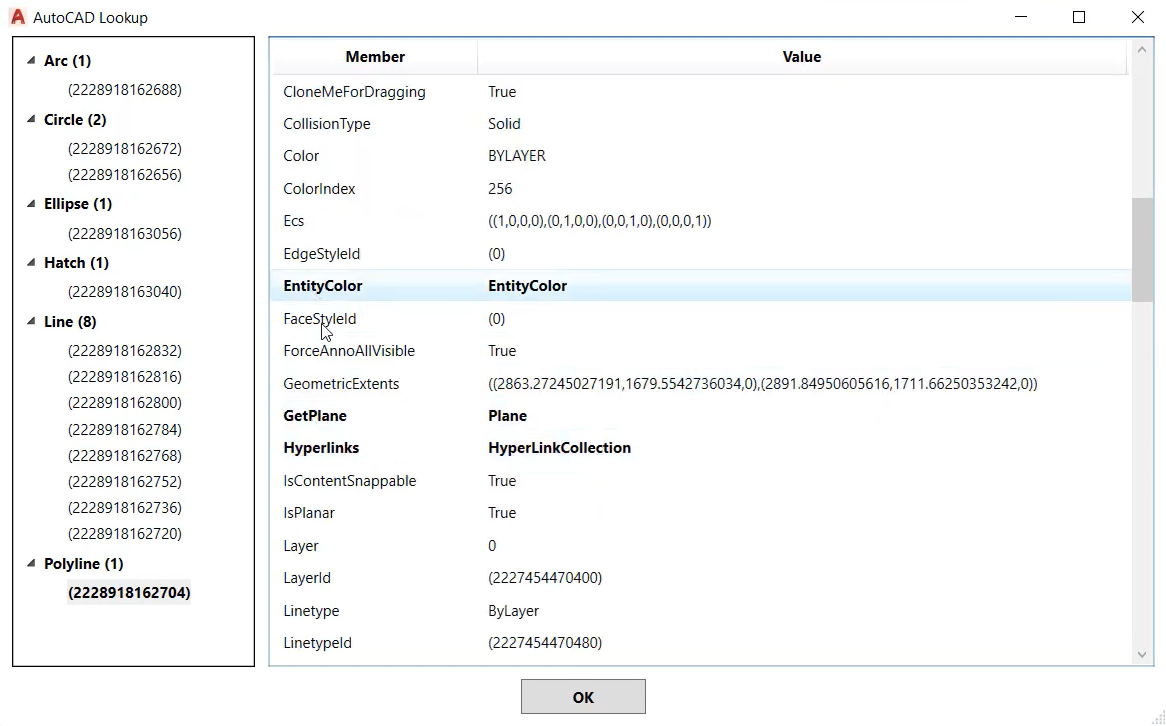 AutoCAD Lookup